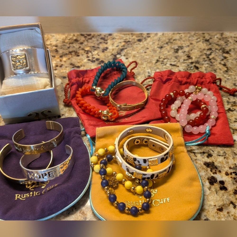 Rustic Cuff Vibrant Bracelet Collection
